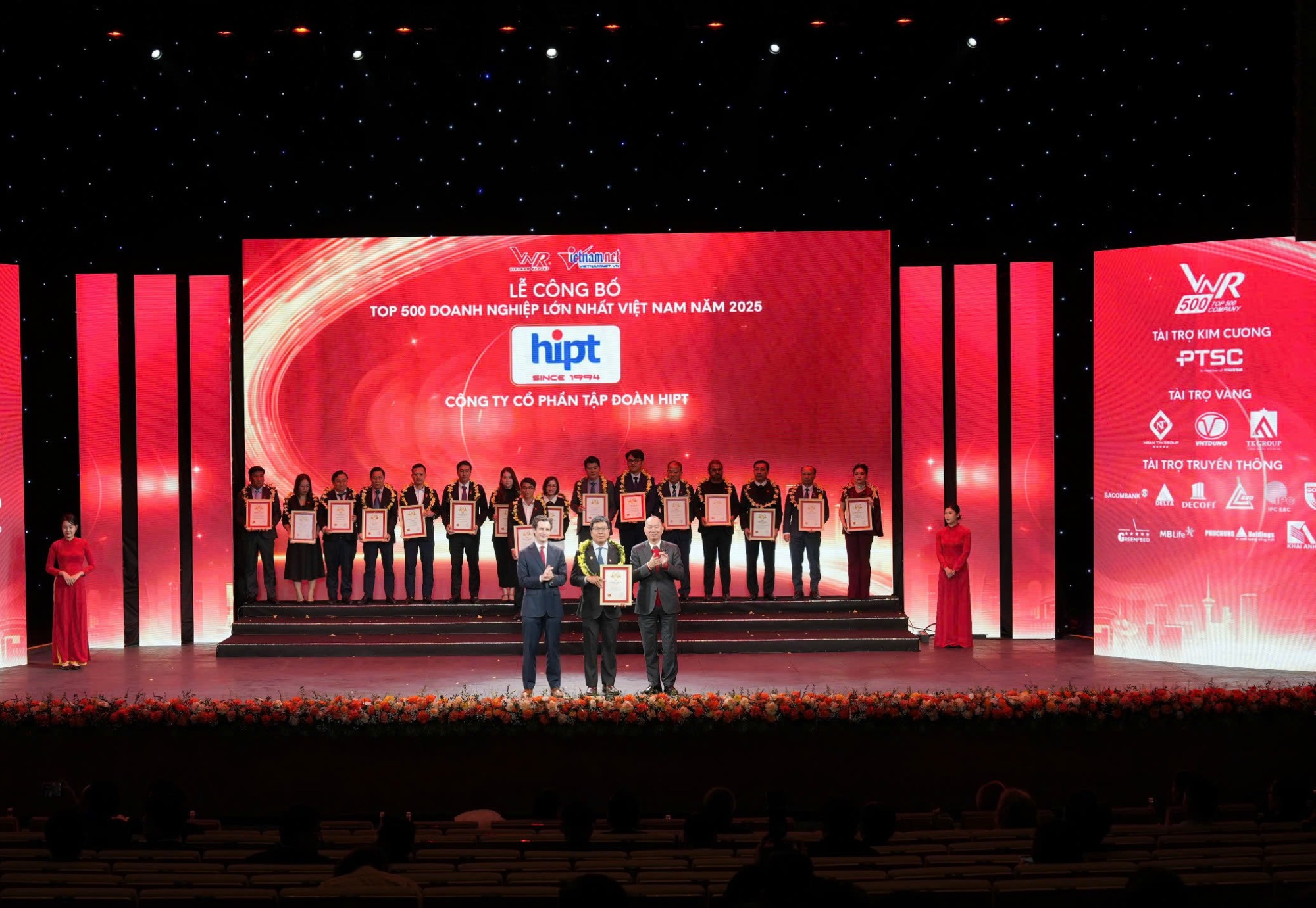 HIPT NẰM TRONG TOP 500 DOANH NGHIỆP LỚN NHẤT VIỆT NAM NĂM 2025